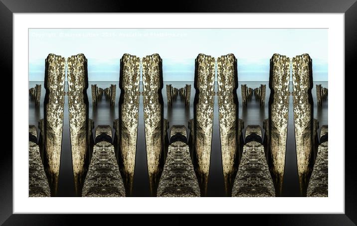 Invisible Viking (minnis bay) colour Framed Mounted Print by Wayne Lytton