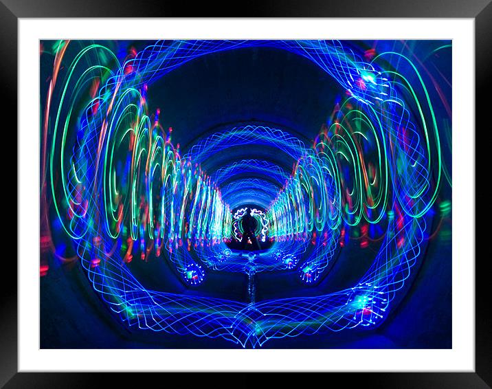 tunnel vision Framed Mounted Print by chief rocka