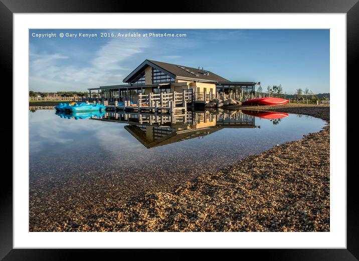 Club House Reflections Framed Mounted Print by Gary Kenyon