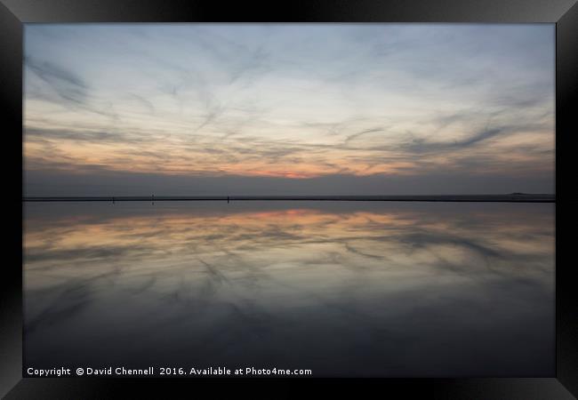 West Kirby Cloudscape   Framed Print by David Chennell