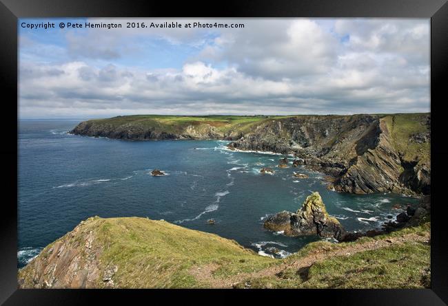 The Lizard in Cornwall Framed Print by Pete Hemington