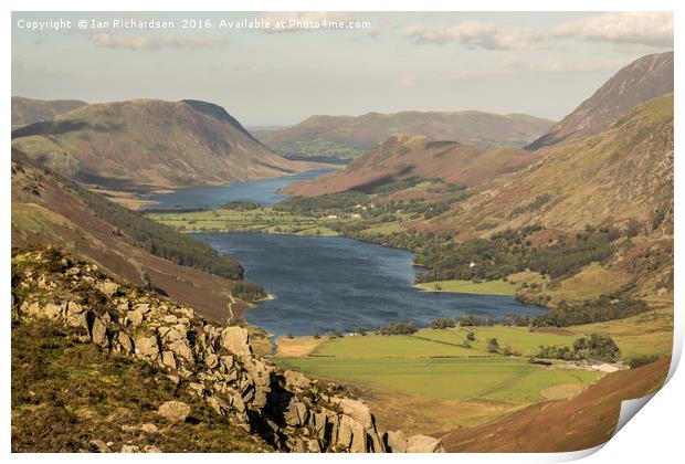 Buttermere Print by Ian Richardson
