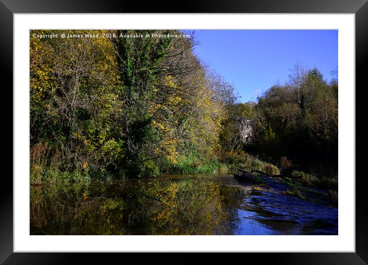 Water of Leith at Belford Framed Mounted Print by James Wood