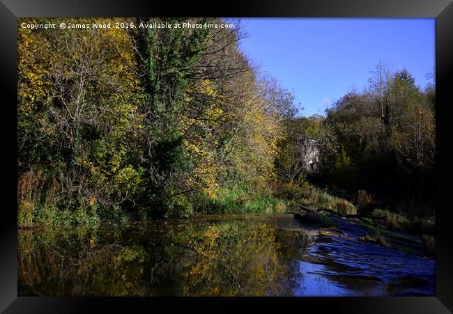 Water of Leith at Belford Framed Print by James Wood