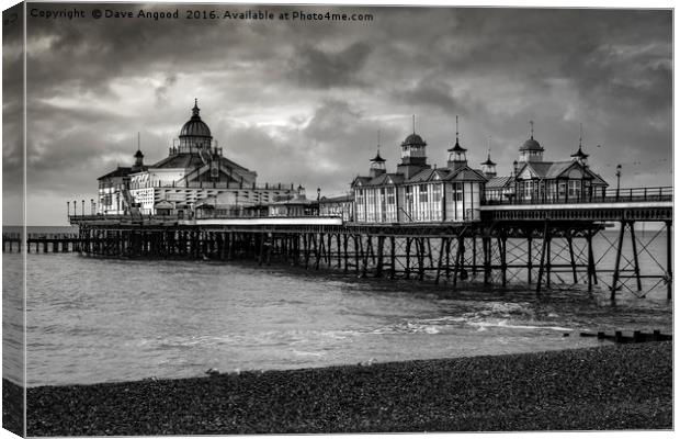 Eastbourne Pier Canvas Print by Dave Angood
