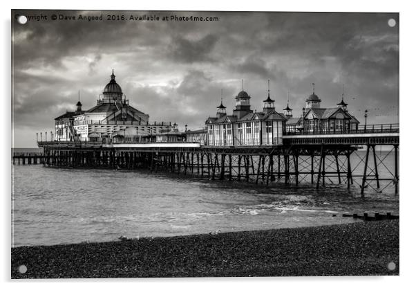 Eastbourne Pier Acrylic by Dave Angood