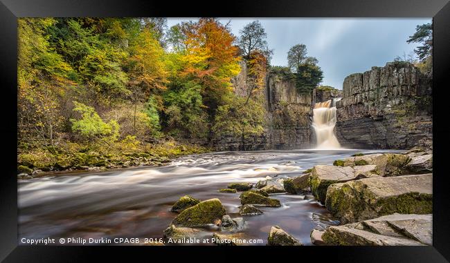 High Force Waterfall, Forest-in-Teesdale, Durham Framed Print by Phil Durkin DPAGB BPE4