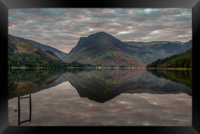 Fleetwith Pike Reflections Framed Print by Paul Andrews