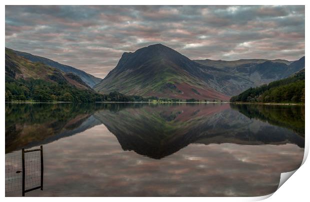 Fleetwith Pike Reflections Print by Paul Andrews