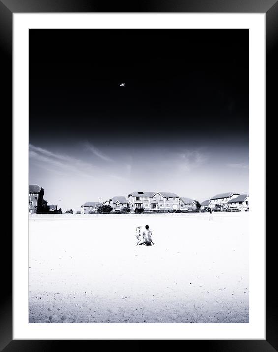 The Infinity Flying Kite Framed Mounted Print by John Williams