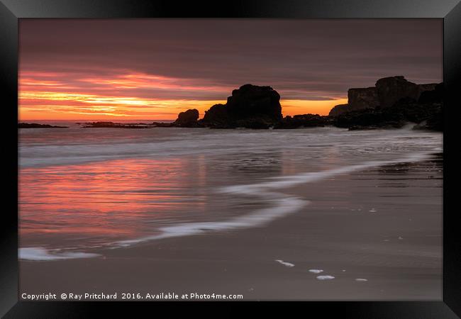 Sunrise at Shields  Framed Print by Ray Pritchard