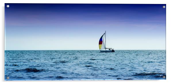 I Sail Alone Acrylic by John Williams