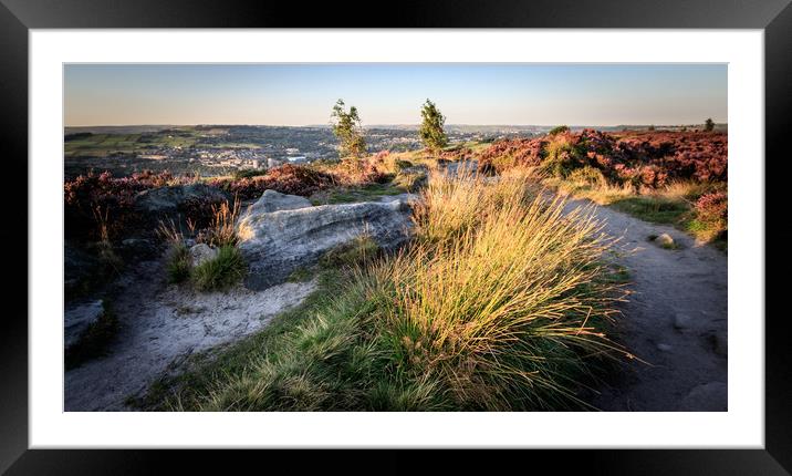 Norland, Halifax, West Yorkshire,  Framed Mounted Print by chris smith
