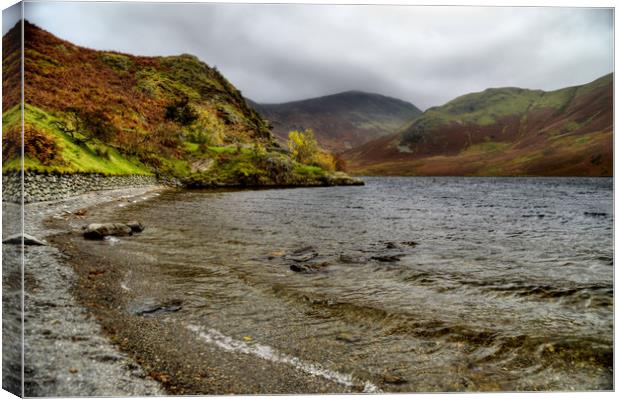 Crummock Water  Canvas Print by Sarah Couzens