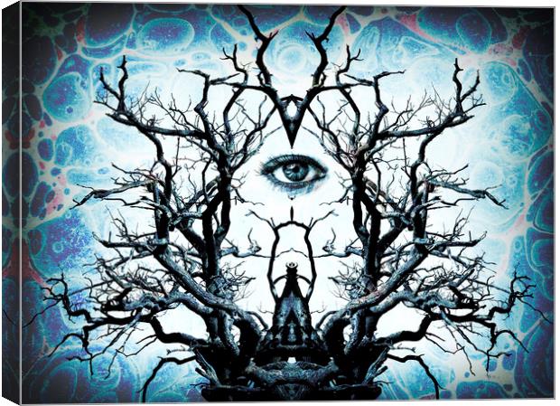 Tree of Life Archetype Religious Symmetry Canvas Print by John Williams