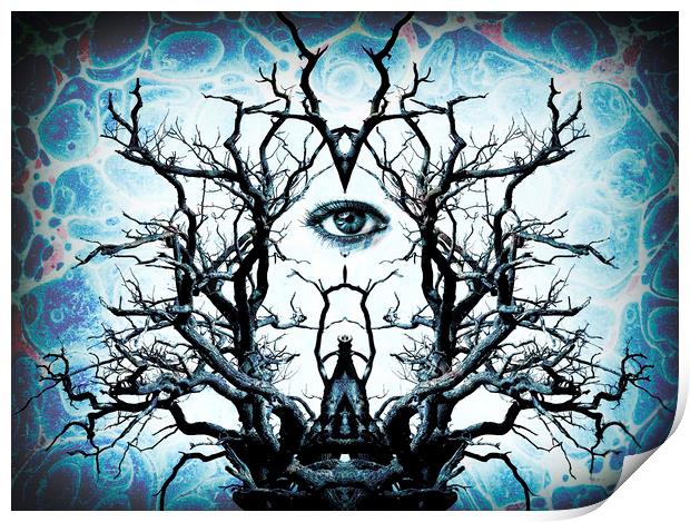 Tree of Life Archetype Religious Symmetry Print by John Williams