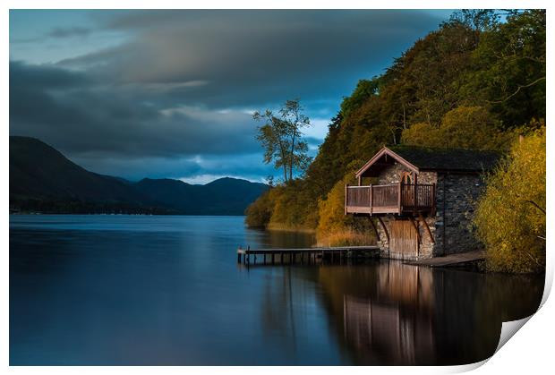 The Duke of Portland Boathouse Ullswater Print by Paul Andrews