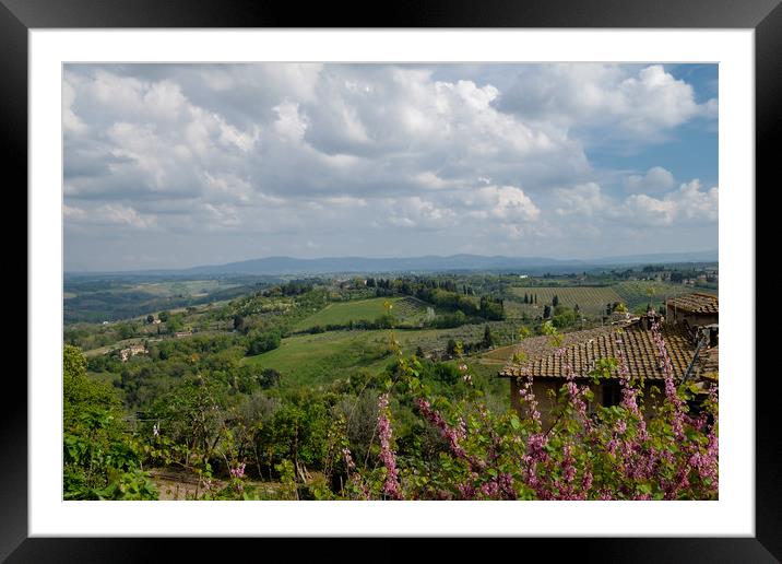 View of Tuscany Framed Mounted Print by Ranko Dokmanovic