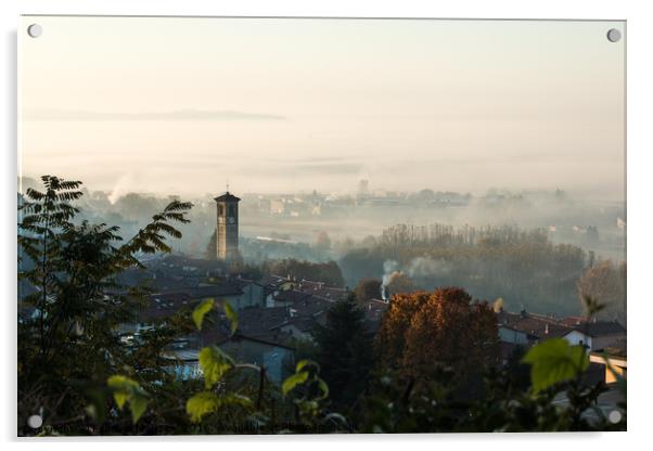Early Morning Light and Fog Acrylic by Fabrizio Malisan