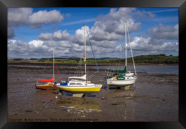 Garlieston, Galloway, Scotland Framed Print by Alan Simpson