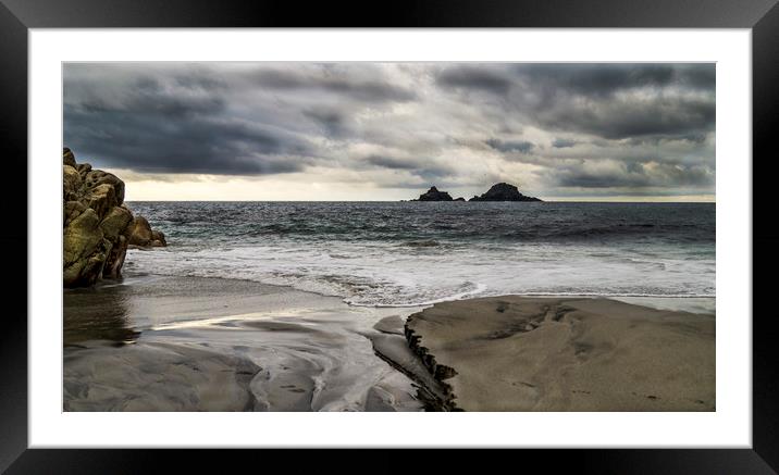 porth nanven Framed Mounted Print by keith sutton