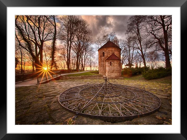 Romanesque Rotunda Framed Mounted Print by Andrew Squires