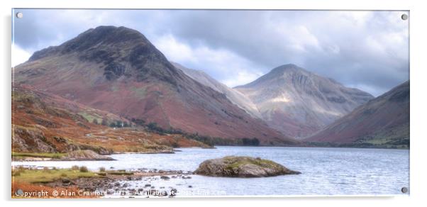 Wast Water in the English Lake District Acrylic by Alan Crawford