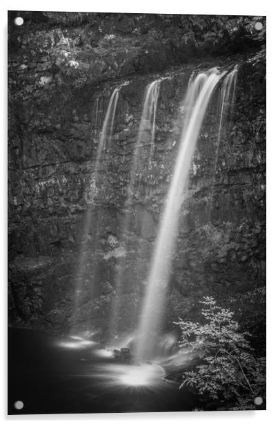 Upper Dalcairney Falls Acrylic by Gareth Burge Photography