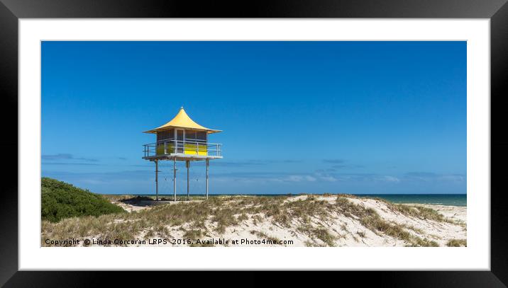 Henley Beach Framed Mounted Print by Linda Corcoran LRPS CPAGB