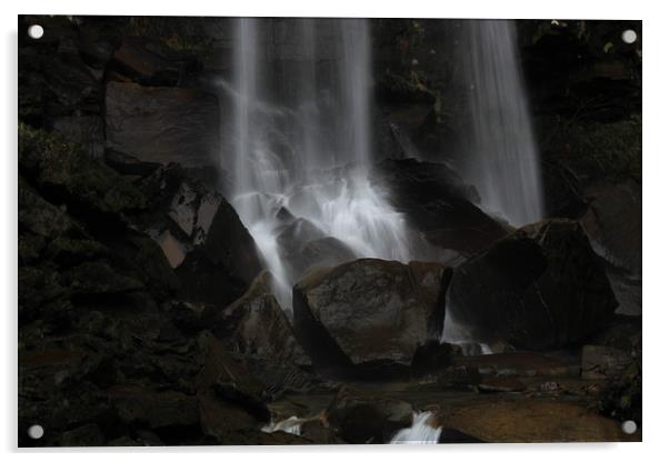 The Waterfall Acrylic by J Hartley
