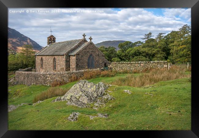 St James Church Buttermere Framed Print by Gary Kenyon