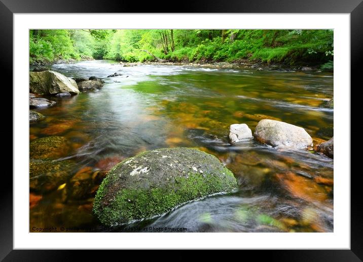    River Dart                                  Framed Mounted Print by philip myers
