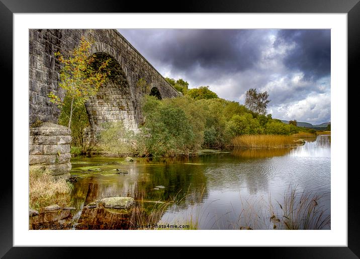 Stroan Viaduct and Loch Framed Mounted Print by Alan Simpson