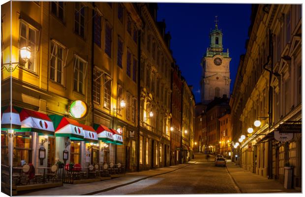 Stor Kyrka Canvas Print by Thomas Schaeffer