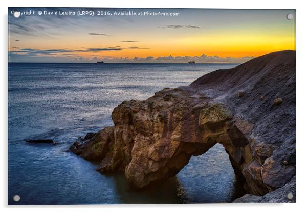 Cullercoats Natural Arch Acrylic by David Lewins (LRPS)