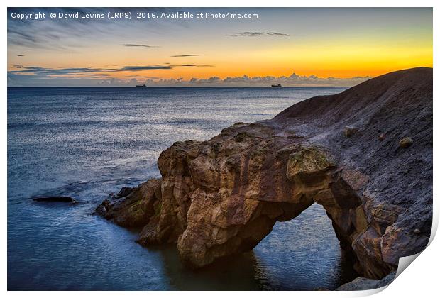 Cullercoats Natural Arch Print by David Lewins (LRPS)