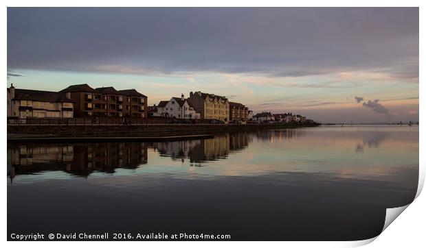 West Kirby Marine Lake     Print by David Chennell