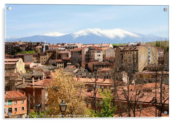  View of Segovia Acrylic by Igor Krylov