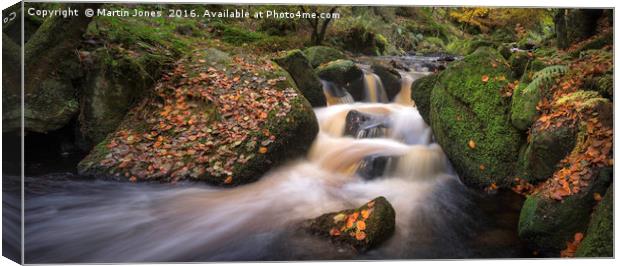 Enchanting Autumnal Stream Canvas Print by K7 Photography
