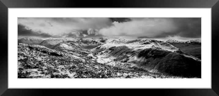 Over the hills Framed Mounted Print by Andy Bennette