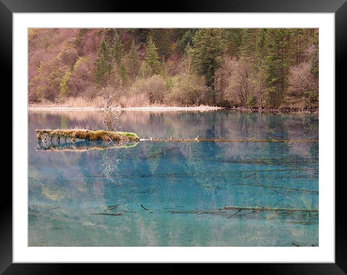 Lakes Framed Mounted Print by Marja Ozwell