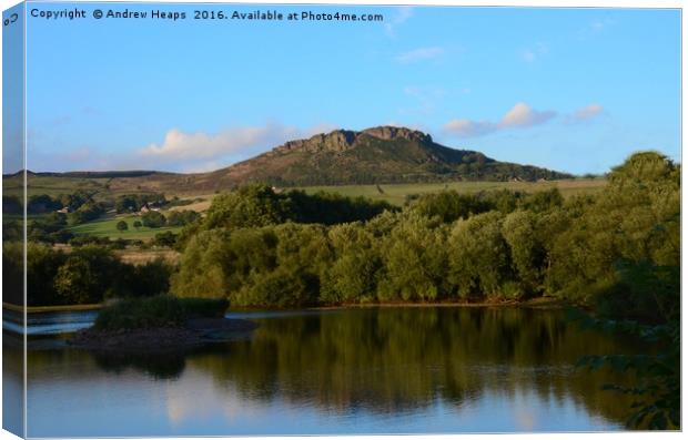 The Roaches in the Peak district above Titterswort Canvas Print by Andrew Heaps