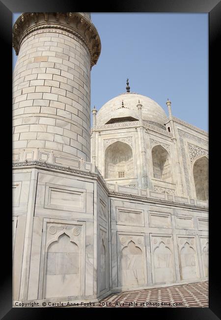 Taj Mahal Framed Print by Carole-Anne Fooks