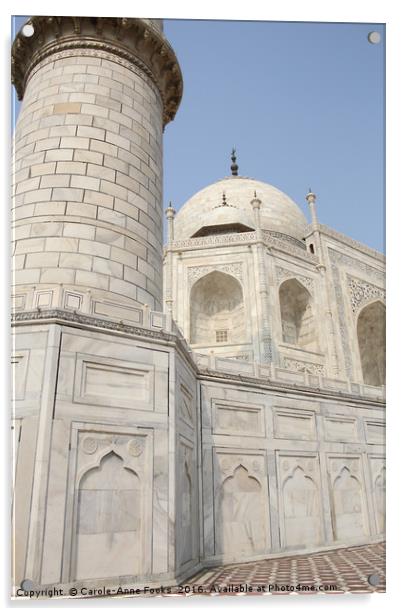Taj Mahal Acrylic by Carole-Anne Fooks