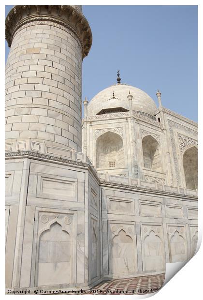 Taj Mahal Print by Carole-Anne Fooks
