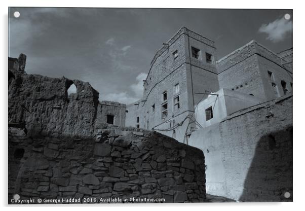 Lost in Oman Acrylic by George Haddad