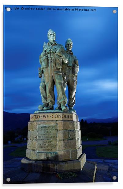 SPEAN STATUE  Acrylic by andrew saxton
