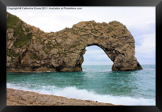 Durdle Door Framed Print by Catherine Fowler