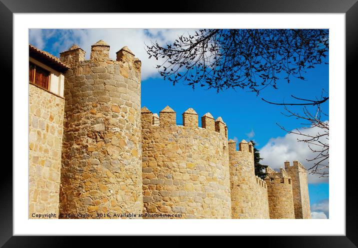 Towers of castle Avila Framed Mounted Print by Igor Krylov