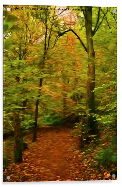 Autumn Enchantment Acrylic by Jim Jones